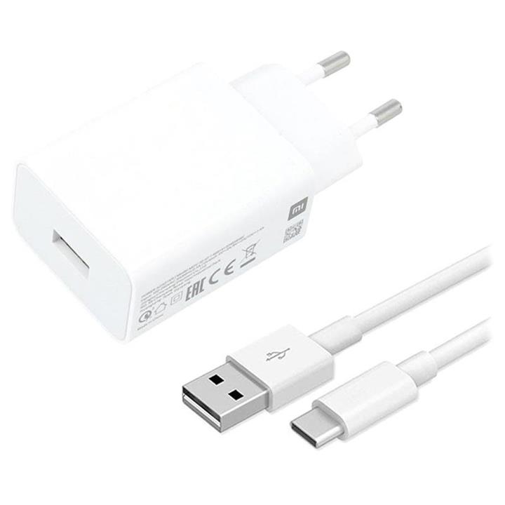 شارژر دیواری شیائومی مدل MDY-11-EP به همراه کابل تبدیل USB-C